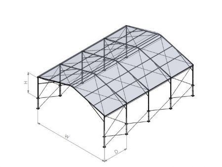 大型テント/大規模な展示テント/イベントテント(構造テント)(10M.15M.20M.25M) - 15M x 15Mの構造テント/大型テント/大型展示テント/イベントテント（構造テント）（10M、15M、20M、25M）